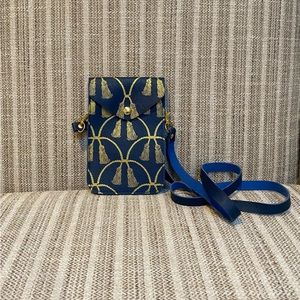 💙⚜️Royal Blue and Gold Tassel Mini Shoulder Bag